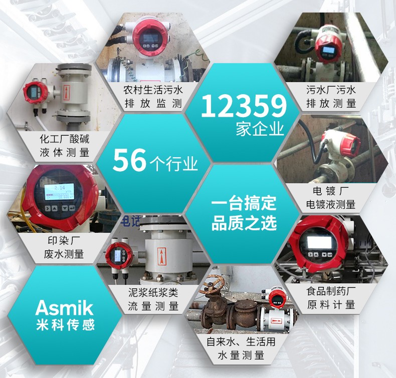 米科電磁流量計(jì)應(yīng)用